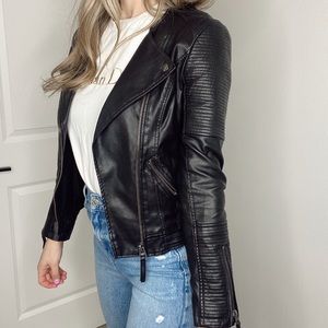 Topshop leather jacket